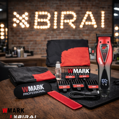 Masina De Tuns Profesionala BIRAI Infinity, 10.000 RPM, Motor Vectorial Magnetic, Acumulator, LED, Lame Titan - imagine 2