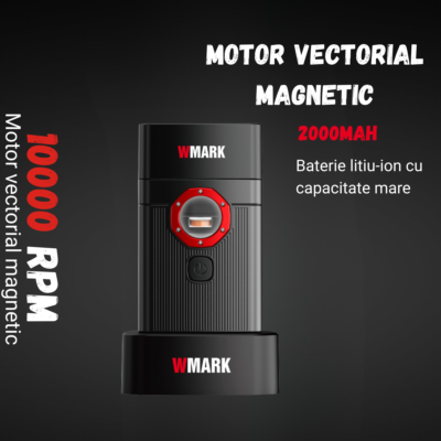 Shaver electric profesional BIRAI Spider 911 cu motor MagLev 10000 RPM pentru barbierit precis