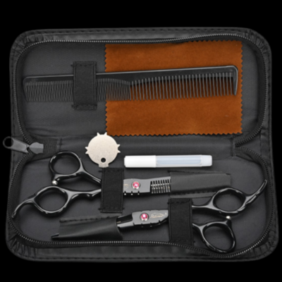 Set Profesional Foarfeca Tuns si Filat BIRAI Katana, Otel Japonez 440C, 60-63 HRC, Ergonomic, Precizie pentru Frizerii si Coafor - imagine 5