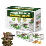 Capcane Șoareci BIRAI Ecotrap Smart Set 2 – Fără Otravă, Reutilizabile, Interior/Exterior