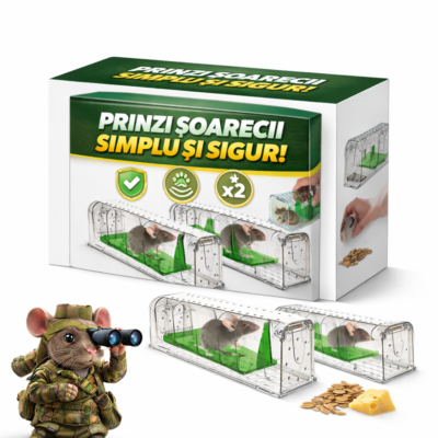 Capcane soareci Birai Ecotrap Smart set 2 fara otrava reutilizabile captura vie