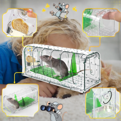 Capcane Șoareci BIRAI Ecotrap Smart Set 2 – Fără Otravă, Reutilizabile, Interior/Exterior - imagine 5