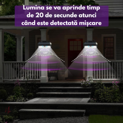 Set 2 Lămpi UV Anti Țânțari BIRAI SolarGuard 2in1, Exterior, Solar + USB, IP65, Protecție Insecte, Grădină & Terasă - imagine 5
