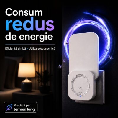 Dispozitiv Anti-Țânțari UV BIRAI, Funcționare Silențioasă, Rezerve Incluse - imagine 4