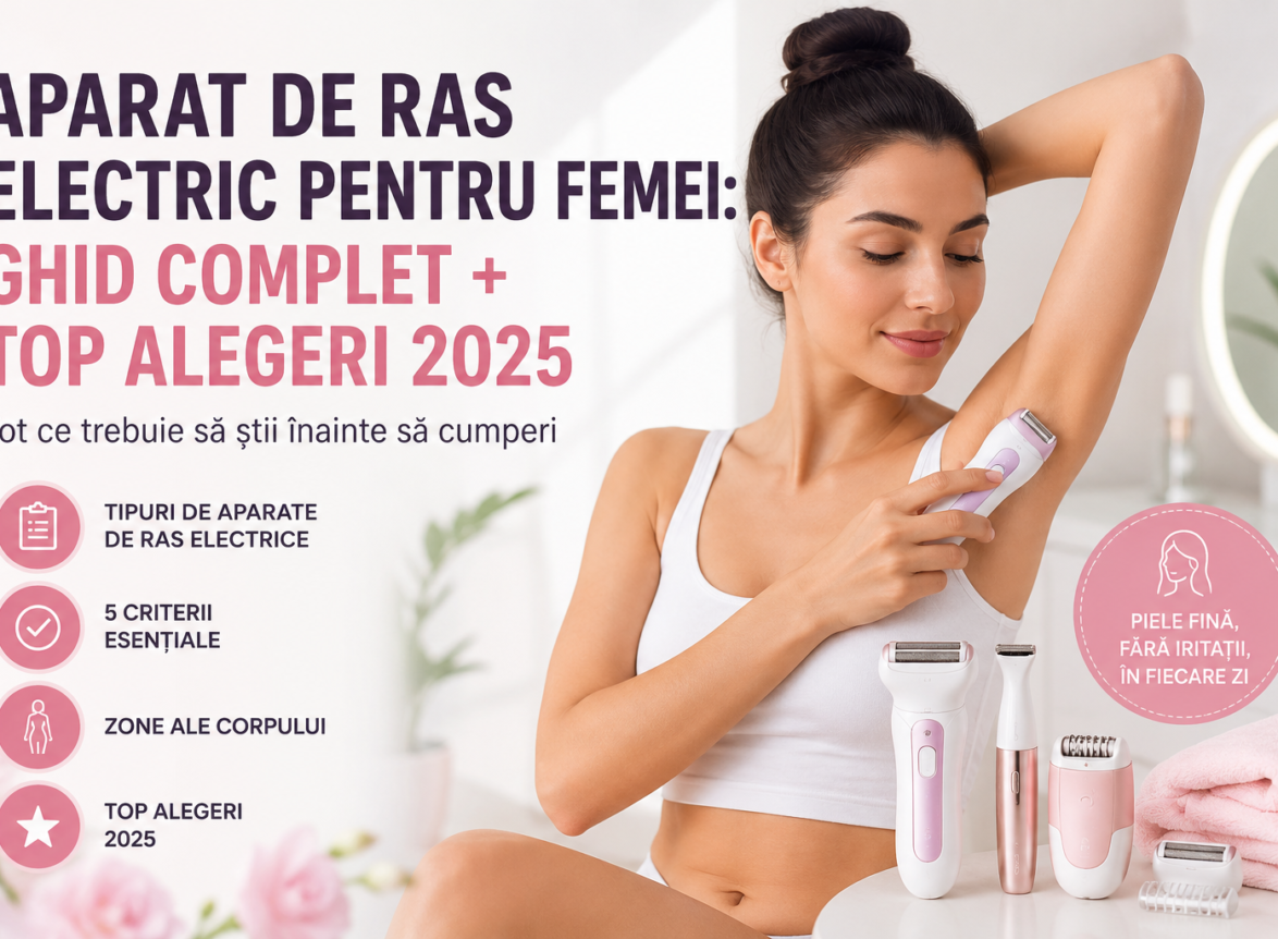 Aparat de ras electric pentru femei – ghid complet și recomandări pentru alegerea modelului potrivit