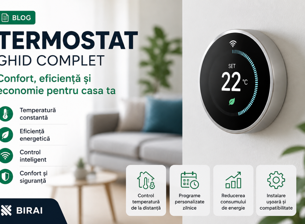 Termostat Centrală Wireless - Ghid Complet pentru Alegerea Termostatului Potrivit | BIRAI