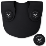 Guler Profesional BIRAI din Silicon pentru Tuns și Vopsit, Impermeabil, Negru, 56 × 41 cm