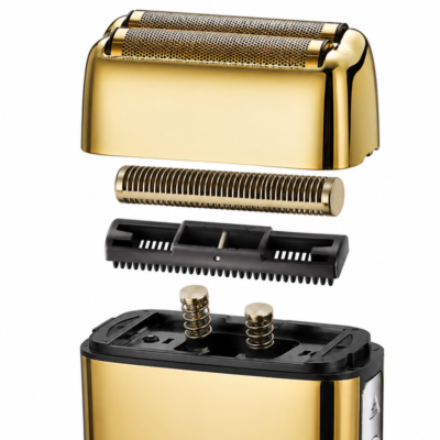 Cap Shaver BIRAI® AlphaX 2026 – Sită și Cuțite de Schimb, Auriu - imagine 2