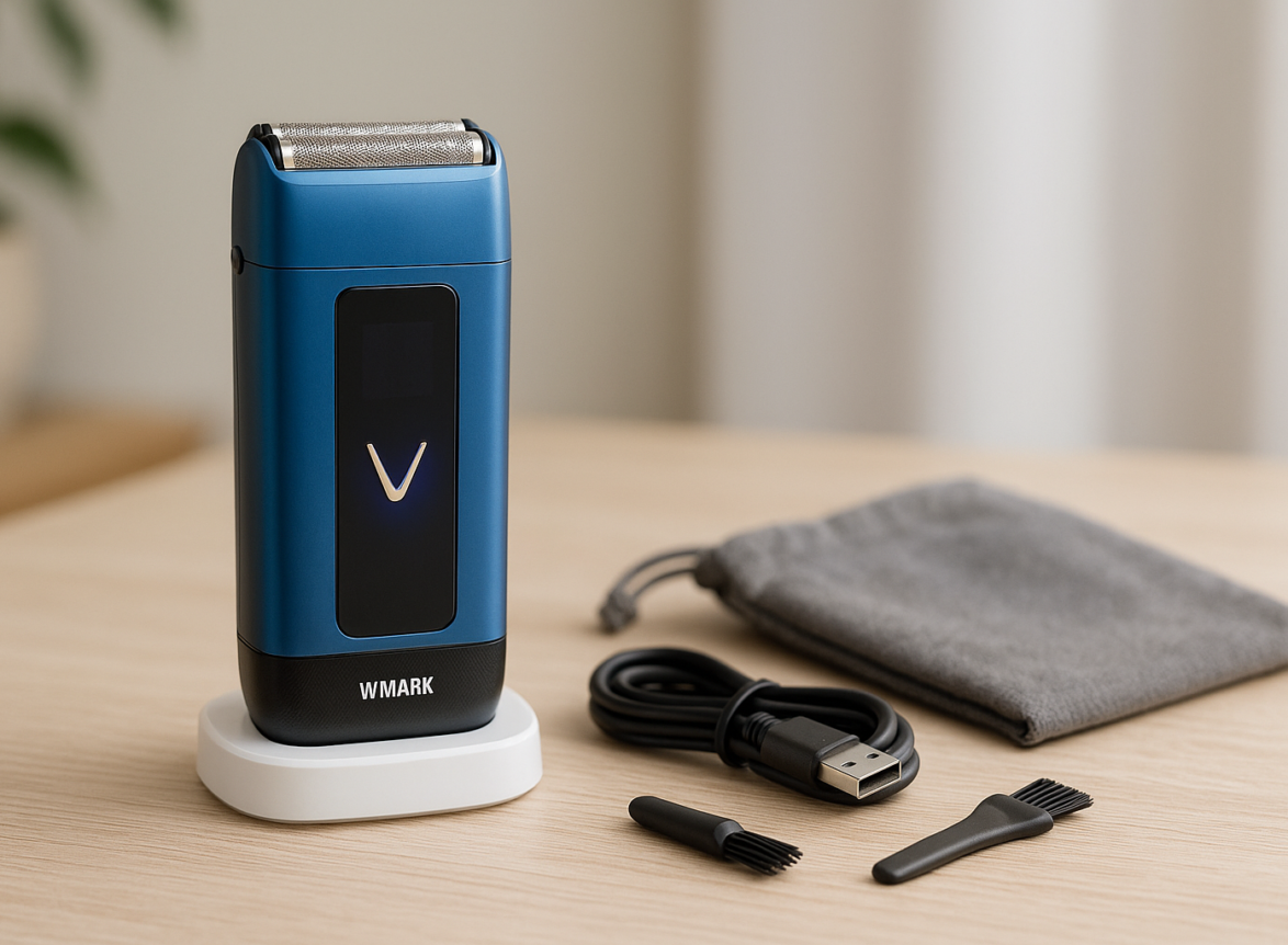 Aparat De Ras Electric Profesional BIRAI MagLev Velocity, Igienizare prin lumina ultravioleta (UV),10.000 RPM, Wet & Dry, IPX7, Albastru – Shaver UV: 5 intrebari inainte de prima utilizare