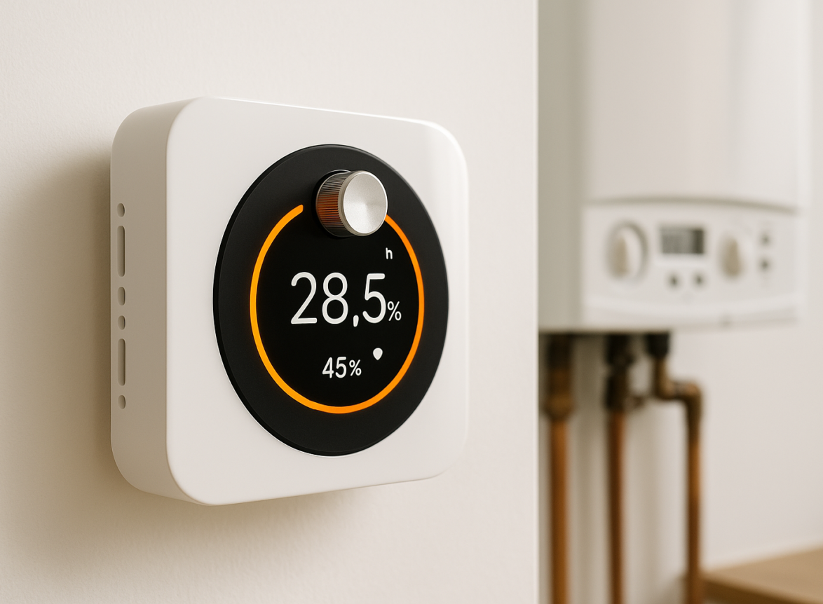 Termostat Inteligent de Ambient BIRAI® – Wi-Fi, Control prin Tuya, Programare Săptămânală, Compatibil Centrale Termice pe Gaz, Afișare Umiditate, Alexa & Google Home, Alb – Termostat Smart: 5 Greseli la Instalarea pe Centrala